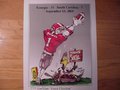 Picture: This is a Georgia Bulldogs "Fried Chicken" limited edition print signed and numbered by artist Dave Helwig from Georgia's 31-7 won over South Carolina in 2003.