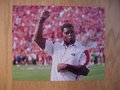 Picture: 2014 Herschel Walker Georgia Bulldogs original 16 X 20 poster against Clemson. We are the copyright holders of this image and the quality and clarity is fantastic. This is the most recent and updated Herschel Walker photo or print on the market right now!