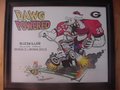 Picture: Georgia Bulldogs "Dawg Powered Buzzkiller" 16 X 20 print is signed by the artist and framed to 19 X 23. This print celebrates Georgia's 15-12 win over Georgia Tech in 2006. We have just one of these.