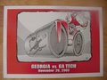 Picture: Georgia Bulldogs steamroll Georgia Tech 10 X 14 poster/print from 2003. On the back of this it says "Go Dawgs."
