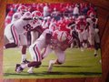 Picture: Sanders Cummings and Kwame Geathers Georgia Bulldogs 2013 Capital One Bowl original 16 X 20 poster.