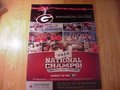 Picture: Georgia Bulldogs 2013 National Champs Women's Swimming and Diving Poster contains the slogan "Commit to the G."