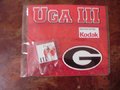 Picture: UGA III Georgia Bulldogs factory sealed pin with bio of the dog on back of Kodak Card.
