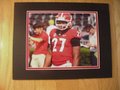 Picture: Nick Chubb Georgia Bulldogs original 8 X 10 photo against Clemson professionally double matted in team colors to 11 X 14. We are the copyright holders of this image and the quality and clarity is fantastic.