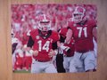 Picture: Hutson Mason and John Theus Georgia Bulldogs original 16 X 20 poster against Clemson. We are the copyright holders of this image and the quality and clarity is fantastic.