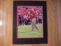 Picture: Mark Richt Georgia Bulldogs original 8 X 10 photo against Clemson professionally double matted in team colors. We are the copyright holders of this image and the quality and clarity is fantastic.