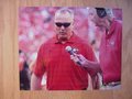 Picture: Mark Richt Georgia Bulldogs original 20 X 30 poster against Clemson. We are the copyright holders of this image and the quality and clarity is fantastic
