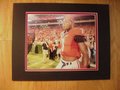 Picture: Lorenzo Carter Georgia Bulldogs original 8 X 10 photo against Clemson professionally double matted in team colors to 11 X 14. We are the copyright holders of this image and the quality and clarity is fantastic.
