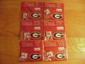 Picture: Georgia Bulldogs complete set of all six UGA pins issued a decade ago in 2004. All pins are factory sealed and never used. We only have one set!