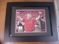 Picture: Mark Richt Georgia Bulldogs original 8 X 10 photo professionally double matted to 11 X 14 and framed in beautiful black wood to 14 X 17.
