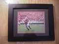 Picture: Nick Chubb Georgia Bulldogs original 8 X 10 photo professionally double matted and framed in black wood to 14 X 17.