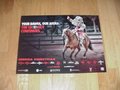 Picture: 2015 Georgia Bulldogs Equestrian 18 X 24 poster shows Hairy Dog on a horse with the tag line "Your Dawgs, Our Arena.The Legacy Continues."