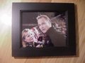 Picture: Mark Richt of the Georgia Bulldogs and Shelley Smith 11 X 14 photo professionally framed in very nice black wood to 14 1/2 X 17 1/2.