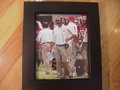 Picture: Mark Richt Georgia Bulldogs 8 X 10 photo professionally framed in very nice black wood to 11 X 14.