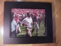 Picture: Mark Richt Georgia Bulldogs 8 X 10 photo professionally framed in very nice black wood to 11 X 14.