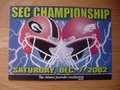 Picture: This is an original Georgia Bulldogs vs. Arkansas SEC Championship 10 X 14 print from Georgia's very first SEC Championship Game 15 years ago.