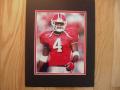 Picture: Champ Bailey Georgia Bulldogs original 8 X 10 photo professionally double matted in Georgia black on red to 11 X 14 to fit a standard frame. 