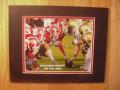 Picture: Georgia Bulldogs-Georgia Tech original "Bragging Rights on the Line" 8 X 10 original photo professionally double matted to 11 X 14 to fit a standard frame.
