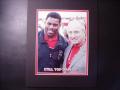Picture: Georgia Bulldogs Herschel Walker and Vince Dooley "Still Top Dawgs" original 8 X 10 photo double matted in black on red to 11 X 14. This is the latest photo of Herschel and Vince together taken November 19, 2005 at the 1980 National Champs Silver Anniversary Reunion.