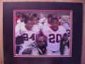 Picture: Knowshon Moreno and Thomas Brown Georgia Bulldogs  "Crank Dat Victory Dance" original 8 X 10 photo professionally double matted to 11 X 14 so that it fits a standard frame you can easily find.
