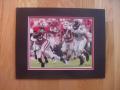 Picture: Knowshon Moreno "The Natural Heisman Pose" Georgia Bulldogs original 8 X 10 photo professionally double matted to 11 X 14 so that it fits a standard frame.
