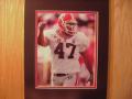 Picture: David Pollack Outback Bowl last Georgia Bulldogs Game original 8 X 10 photo professionally double matted to 11 X 14 to fit a standard frame.