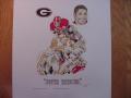 Picture: Herschel Walker Georgia Bulldogs print entitled "Super Herschel" for his ability to leap tall Tennessee defenders in a single bound!