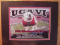 Picture: UGA VI Georgia Bulldogs original 8 X 10 "Tribute" photo/print professionally double matted to 11 X 14 so that it fits a standard frame