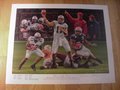 Picture: Auburn Tigers Limited Edition to 1000. 22 X 28 2005 Print signed and numbered by artist Alan Zuniga with Tommy Tuberville, Al Borges, Carnell "Cadillac" Williams, Ronnie Brown, Jason Campbell, and Carlos Rogers. Four number one draft pics on this great print.