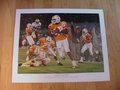 Picture: Tennessee Volunteers "Crown of Orange" limited edition print with Tee Martin, Peerless Price and others as the Volunteers with the National Championship. Signed and numbered by artist Alan Zuniga.