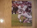 Picture: Georgia Bulldogs Billy Bennett "Man Enough" original 8 X 10 photo of his winning field goal to beat Alabama.