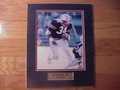 Picture: Bo Jackson Auburn Tigers original 8 X 10 photo professionally double matted in team colors to 11 X 14 with a gold plate that reads "Bo Jackson, #34, Auburn Tigers."