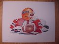 Picture: Florida Gators football jersey print is from 1983 and is signed by artist Steve Ford.
