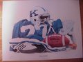 Picture: Vintage and rare 1978 Kentucky Wildcats limited edition print signed and numbered by artist Steve Ford. Great for autographs. How many Wildcat football players can you find to sign this and make it your one-of-a kind Kentucky collectible?