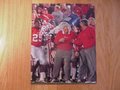 Picture: Barry Alvarez gets the "Gatorade Shower" after his final win as the Wisconsin Badgers Head Coach in a 2006 bowl win over Auburn original 8 X 10 photo.