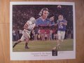 Picture: Florida Gators "Swamped in the Desert" 2006 National Champions print is signed by artist Alan Zuniga and features Tim Tebow and Urban Meyer.