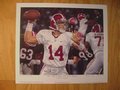 Picture: Alabama Crimson Tide "The Night the Lights Went Out in Georgia" 9.25 X 10.75 print signed by artist Doug Hess. John Parker Wilson, Julio Jones and Andre Smith are featured on this print.