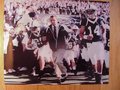 Picture: Joe Paterno runs with his Penn State Nittany Lions onto the field original 8 X 10 photo.