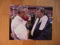 Picture: Jim Tressel of the Ohio State Buckeyes and Joe Paterno of the Penn State Nittany Lions 8 X 10 photo.