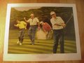 Picture: Raymond Floyd "The Major Championships" limited edition golf lithograph signed and numbered out of only 850 and signed Printers Proofs by artist Alan Zuniga. This print features his four major championships on the PGA Tour: the 1969 PGA at NCR Country Club, the 1976 Masters at The Augusta National Club, the 1982 PGA at Southern Hills Country Club, and the 1986 U.S. Open at Shinnecock Hills Golf Club.