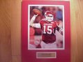 Picture: Ryan Mallett Arkansas Razorbacks original 8 X 10 photo professionally double matted to 11 X 14 so that it fits a standard frame.