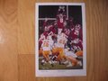 Picture: "Rocky Block" celebrates the Alabama Crimson Tide 12-10 win over Tennessee at Bryant-Denny Stadium on October 24, 2009 as Terrence Cody blocks Tennessee's kick on the last play of the game. Look at how high Julio Jones jumped as well! The print is signed by artist Doug Hess.