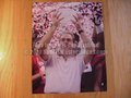 Picture: Nick Saban Alabama Crimson Tide 2011 BCS National Championship game photo showing Saban with the 2011 National Championship Crystal Football.