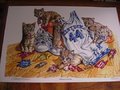 Picture: Kentucky Wildcats "Wildcats in Training" limited edition print signed and numbered by the artist.