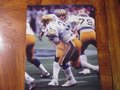 Picture: Three Pitt greats at the January 1, 1982 Sugar Bowl Pitt Panthers original 8 X 10 photo. Dan Marino and Bill Fralic are all-time greats but Wayne DiBartola gained 68 yards on just 13 carries and had a higher yards per carry in the game than Herschel or teammate Thomas. Very clear photo in excellent shape with no pin holes or tears.