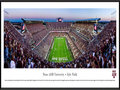 Picture: Just out from the 2015 season! Texas A & M Aggies Kyle Field 13.5 X 40 panoramic poster professionally framed to 13.75 X 40.25. This panorama, taken by Christopher Gjevre, features the stunning $485 million redevelopment of Kyle Field and the rich traditions that accompany an evening of Texas A&M football. The Spirit of Aggieland is alive and well at the Home of the 12th Man. This Texas A&M tradition is familiar to sports fans throughout the country and came to life in 1922, when the Aggie football team suffered so many injuries in the Dixie Classic that the coach was compelled to call a student – E. King Gill – out of the stands to suit up and stand on the sidelines, ready to play. Today, Aggies continue to stand ready and willing to support their team, as evidenced by more than 31,000 students standing throughout the entire game.