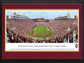 Picture: Just out the most recent panoramic of Bobby Bowden Field at Doak S. Campbell Stadium from October 31, 2015 as Florida State beat Syrancuse 45-21! Florida State Seminoles Bobby Bowden Field at Doak S. Campbell Stadium 13 X 40 panoramic print professionally double matted in team colors and framed to 18 X 44. This panorama, taken by James Blakeway, spotlights the Florida State Seminoles celebrating a glorious afternoon of football at Bobby Bowden Field at Doak S. Campbell Stadium. This nationally televised Florida State victory celebrates the indomitable spirit of the Seminole people and those who have adopted that spirit as a symbol for their university. The victory on Saturday, October 31st was the 531st in the proud history of Seminole football and extended the nation’s longest streak of consecutive winning seasons. The FSU football program began in 1947 and today, is one of the top and most recognizable programs in the nation.