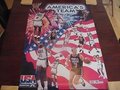 Picture: This is an original 1992 full size "America's Team Dream Team" poster. 22 1/2 X 34 1/2 poster in very good shape with no pin holes or tears. Mini wear top left corner not on any image. Original poster from over 20 years ago with Michael Jordan, Scottie Pippen, Karl Malone, John Stockton, Larry Bird, Magic Johnson, Charles Barkley, Clyde Drexler, Patrick Ewing, David Robinson, Christian Laettner on it. We only have one of this poster.
