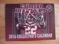 Picture: Just a few left! This is a 2016 Alabama Crimson Tide "Crimson Illustrated" calendar in mint condition still in its original factory seal. The calendar measures 9 /12 inches by 12 1/2 inches. All 12 months have a 9 X 12 full page Greg Gamble piece of original artwork! Each month's picture sells for 24.99 as a print so this is a great value if you pull each month out and use as art on your wall or in your mancave!