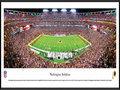 Picture: This panorama has been professionally framed to 13.75 X 40.25. It captures the game-winning touchdown late in the fourth quarter as the Washington Redskins defeat their divisional rival, the New York Giants, on Monday Night Football at FedEx Field. The franchise, filled with rich history, talented alumni and strong traditions, celebrated its 80th anniversary in 2012. Since joining the NFL as the Boston Braves in 1932, the team won the NFL title in 1937 in its first season in Washington, and then added a second world championship in 1942. With multiple playoff appearances and three Super Bowl championships since the AFL-NFL merger, the Redskins are one of the NFL's most storied franchises. From the NFL Stadiums collection.